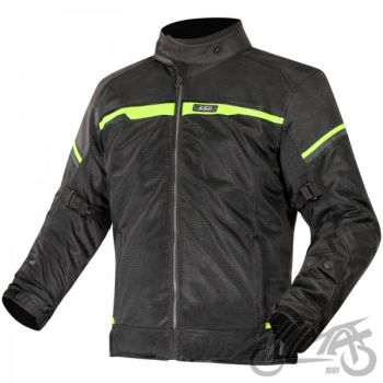 KURTKA LS2 RIVA MAN BLACK NEON YELLOW 3XL