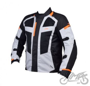 KURTKA LS2 SCOUT MAN BLACK GREY ORANGE XXL