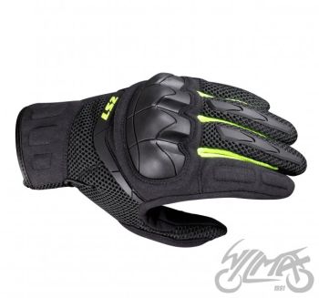 RĘKAWICE LS2 KUBRA MAN GLOVES ANTHR. H-V YEL. M