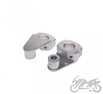 PODWYŻSZENIE KIEROWNICY 28,5 / 28,5 SREBRNE