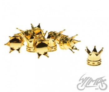 Ventiilikork 10tk, kuldne kroon