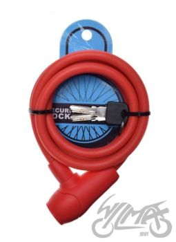 Jalgratta trosslukk 10 x 1500 mm, punane