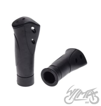 Käepidemed jalgrattale, mustad, 120/93 mm