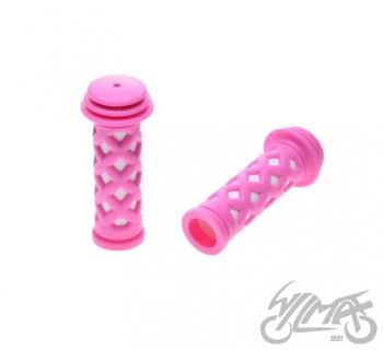 Käepidemed jalgrattale, roosad, 85 mm