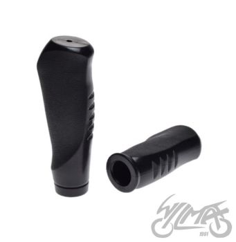 Käepidemed jalgrattale, mustad, 120/93 mm