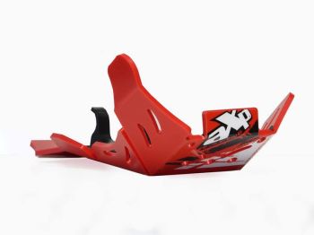 AXP Xtrem HDPE Skid Plate Red Gas-Gas EC250F-EC350F 21-22