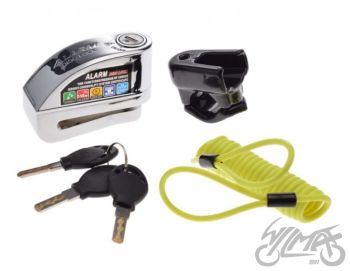 Piduriketta lukk alarmiga, on/off variant, kroomitud