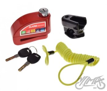 Piduriketta lukk, on variant, punane