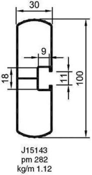 ALLASÕIDUTÕKE,HULGIPAKEND 5TK.x7,1M
