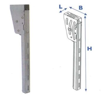 ALLASÕIDUTÕKKE KANDUR 735MM MUST