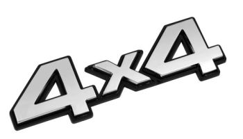 "KROOMITUD DEKORATIIVKLEEBIS ""4X4"""
