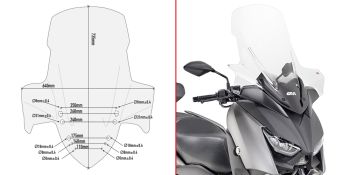 GIVI SPOILER YAM. X-MAX 300 (2017)