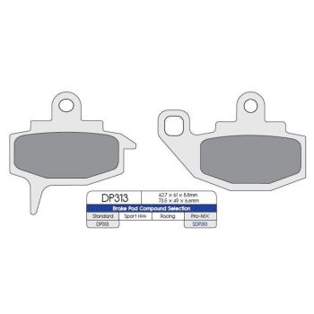 BRAKE PAD MX KAW FRT