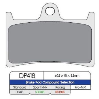 BRAKE PAD YAM FRT