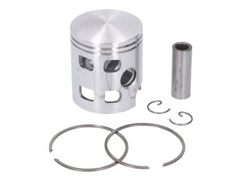 piston kit DR Evolution 63cc 43mm, 12mm wrist pin for Piaggio Boss, Bravo, Ciao, Grillo, Si