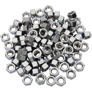 5/16-24 CHROME HEX NUT