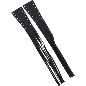 FRINGED LEATHER LEVER COVERS