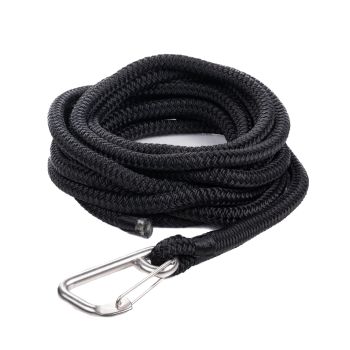Qvarken Mooring Rope Dockline with hook 14mm 6m black