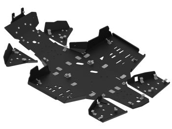 Skid plate full set (plastic): CanAm G3 Outlander 500 / 700 (2023+): Outlander PRO / PRO XU (2024+)