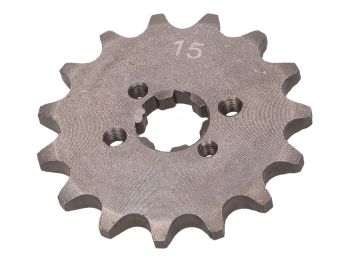 front sprocket 420 - 15 teeth for Derbi D50B0, EBE, EBS