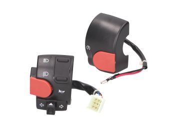 switch assy set left and right for Yamaha Aerox, MBK Nitro -2012