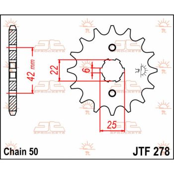 SPROCKET FRONT 16T 530