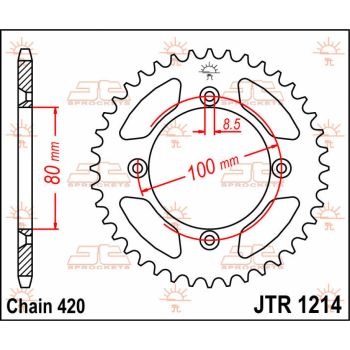 SPROCKET REAR 36T 420