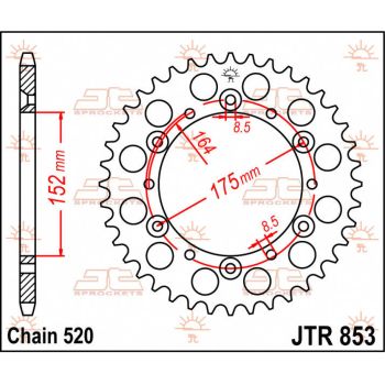 SPROCKET REAR 48T 520