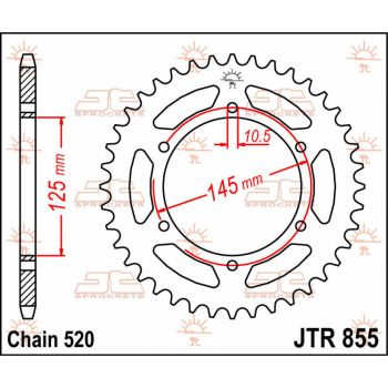 SPROCKET REAR 47T 520