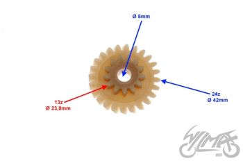 Õlipumba ülekande hammasratas - Minarelli AM6