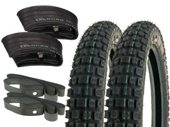 tire set Heidenau Enduro K46 2.75-16 M/C 36B TT w/ inner tube