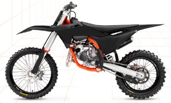UFO Plastic kit 5-parts KTM SX85 25-.. Black 001