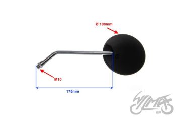 Tahavaatepeegli komplekt 071 M10 CN