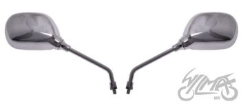 Tahavaatepeegel MP101-L ovaalne, kroomitud M8