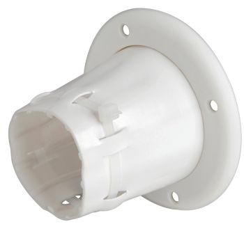 white PVC cable grommet Package 5 KPL