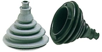 black rubber cable grommet