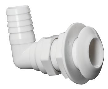 thru hull 90? w.plastic 1x19m