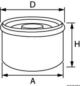 Osculati Mercury oil filter EFI 40/60