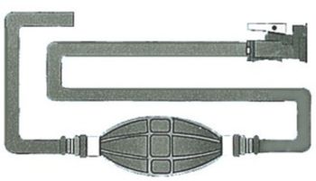 fuel line w/OMC connector