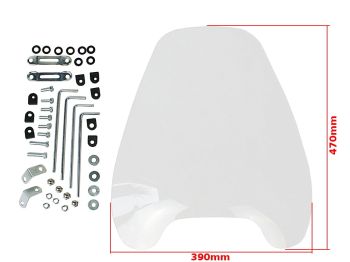 SZYBA CZOŁOWA SKUTER-OWIEWKA YM-607