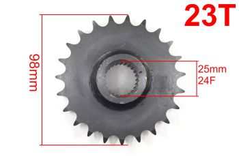 ZĘBATKA PRZÓD 428-23z ATV 150 DIABLO Z TULEJĄ HB