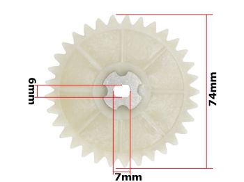 ZĘBATKA POMPY OLEJU GY6-50 33z