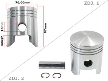 TŁOK MZ TS 250 70,00 2-SZLIF STD