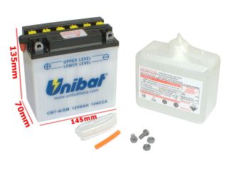 AKUMULATOR UNIBAT CB7-A L+ 8Ah