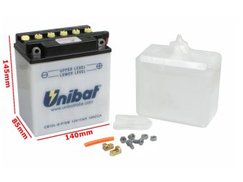 AKUMULATOR UNIBAT CB10L-B-P P+ 11Ah