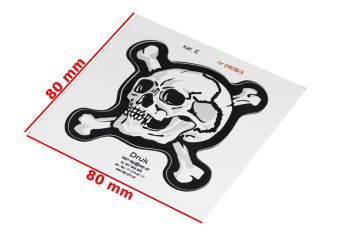 NAKLEJKA PIRAT SREBRNY 0408/3 KAT-E