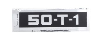 NAKLEJKA ROMET 50-T-1 150x45mm KAT-K