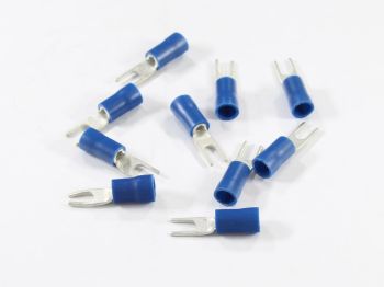 KOŃCÓWKA WIDEŁKOWA M3 IZOLOWANA 3,2mm 1,5-2,5mm 10szt.