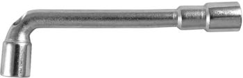 L-PADRUNVÕTI 2-POOLNE 21MM. 6-KANT PROFIIL. LÄBIV AVA. SATIN CR-VAN JBM