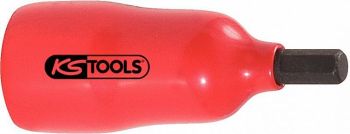 VDE HEX BIT SOCKET 1/4". 6MM